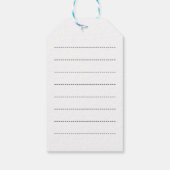 Funny Christmas Skeleton Wishes for man Cadeaulabel (Achterkant)