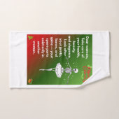 Funny Christmas Skeleton Wishes for woman Holiday  Handdoek (Handdoek)