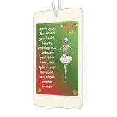 Funny Christmas Skeleton Wishes for woman Holiday  Luchtverfrisser (Links)