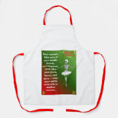 Funny Christmas Skeleton Wishes for woman  Schort (Voorkant)