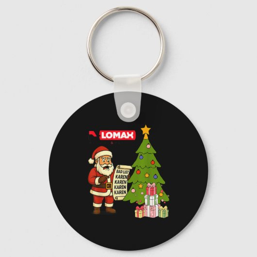 Funny Christmas Sleutelhanger (Voorkant)