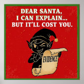 funny christmas slogan design poster (Voorkant)