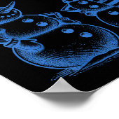 Funny Christmas Snowman Do You Smell Carrots  Poster (Hoek)