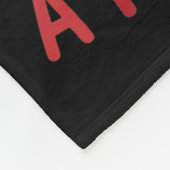 Funny Christmas Snowman Hot Chocolate Just Having Fleece Deken (Hoek)