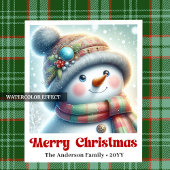 Funny Christmas Snowman Napkins Printable Kids Servet