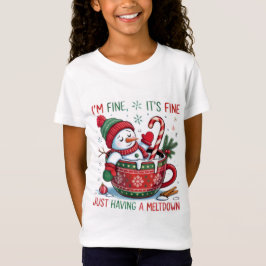 Funny Christmas Snowman T-shirt
