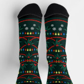 Funny Christmas Socks Christmas Socks Tree Custom Sokken (Top)