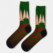 Funny Christmas Socks Festive Holiday Elf Socks Sokken (Links)