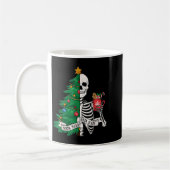 Funny Christmas Sorta Merry Sorta Y Skeleton Xmas Koffiemok (Links)