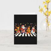 Funny Christmas Squad Santa Gingerbread Xmas Men W Kaart (Gele Bloem)