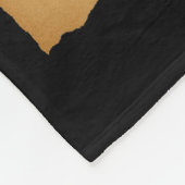 Funny Christmas Squirrel - Cute Squirrel Santa Hat Fleece Deken (Hoek)