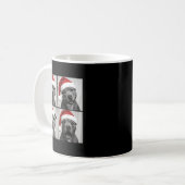 Funny Christmas Staffordshire Bull Terrier Santa P Koffiemok (Voorkant links)