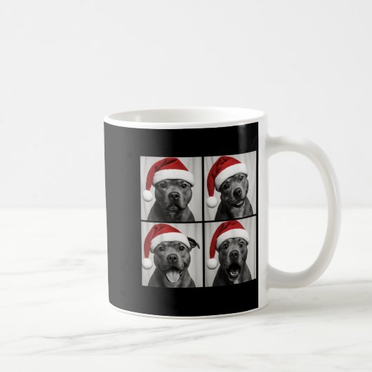 Funny Christmas Staffordshire Bull Terrier Santa P Koffiemok (Rechts)