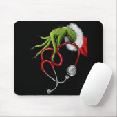 Funny Christmas Stethoscope Muismat (Met muis)