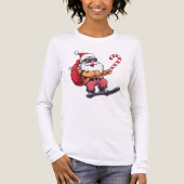 Funny Christmas Streetwear Outfit Tri-Blend Shirt (Voorkant volledig)