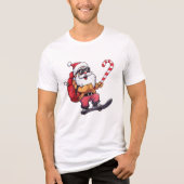 Funny Christmas Streetwear Outfit Tri-Blend Shirt (Voorkant)
