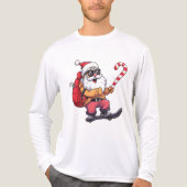 Funny Christmas Streetwear Outfit Tri-Blend Shirt (Voorkant volledig)