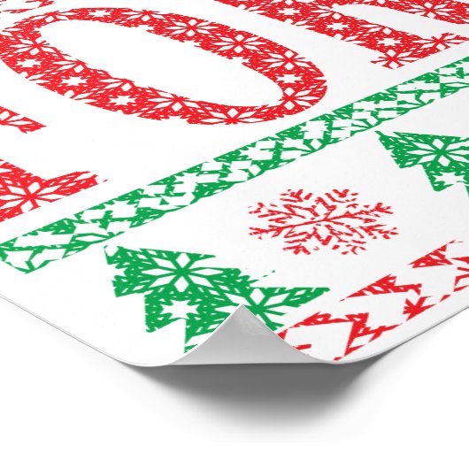 FUNNY CHRISTMAS SWIMMING QUOTES UGLY SWEATER POSTER (Hoek)