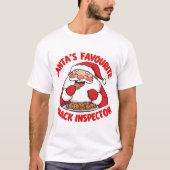 Funny Christmas T-Shirt Sticker Favorite (Voorkant)