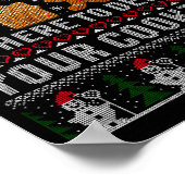 Funny Christmas Tech Suprt Computer  Poster (Hoek)