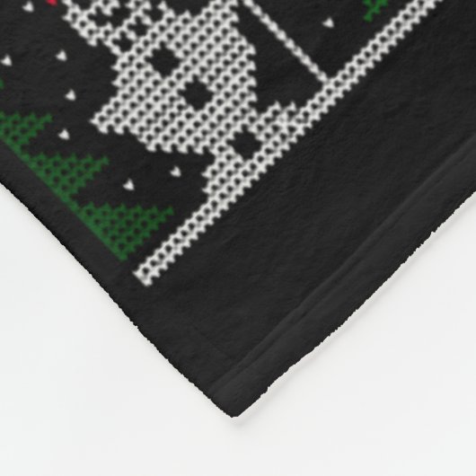 Funny Christmas Tech Suprt Computer T Shirt  Fleece Deken (Hoek)