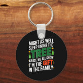 Funny Christmas Tee Shirts Kids Mens Xmas Pajamas  Sleutelhanger (Voorkant)