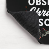 Funny Christmas Tees &amp; Tm. Obsessive Christmas Muismat (Hoek)