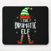 Funny Christmas The Dramatic Elf Family Matching X Muismat (Voorkant)