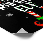 Funny Christmas The Dramatic Elf Family Matching X Poster (Hoek)