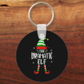 Funny Christmas The Dramatic Elf Family Matching X Sleutelhanger (Voorkant)