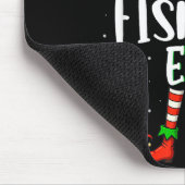 Funny Christmas The Fishing Elf Family Matching Xm Muismat (Hoek)