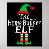 Funny Christmas The Home Builder Elf Developer Arc Poster (Voorkant)