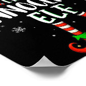Funny Christmas The Innocent Elf Family Matching X Poster (Hoek)