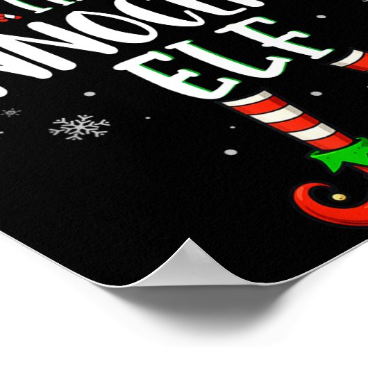 Funny Christmas The Innocent Elf Family Matching X Poster (Hoek)