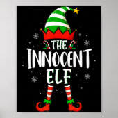 Funny Christmas The Innocent Elf Family Matching X Poster (Voorkant)
