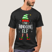 Funny Christmas The Innocent Elf Family Matching X T-shirt (Voorkant)