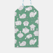 Funny Christmas Turkeys Cadeaulabel (Voorkant)
