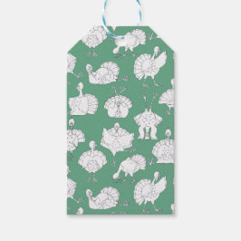 Funny Christmas Turkeys Cadeaulabel