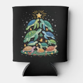 Funny Christmas Turtle Gift Turtle Christmas Tree Blikjeskoeler (Voorkant)