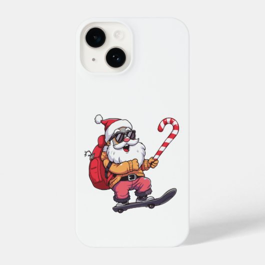 Funny Christmas Vibes Protection iPhone Hoesje (Achterkant)