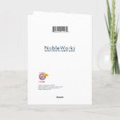 Funny Christmas Wenskaart - Een dag steenkool Kaart (Achterkant)