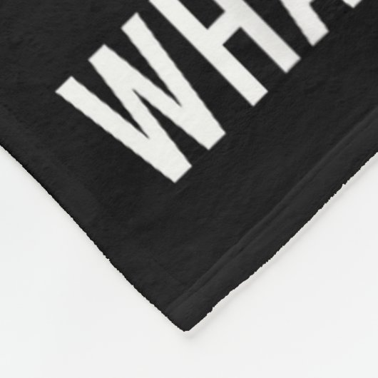 Funny Christmas Whats Crackin Nutcracker Men Kids  Fleece Deken (Hoek)