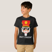 Funny Christmas Whats Crackin Nutcracker Men Kids  T-shirt (Voorkant volledig)