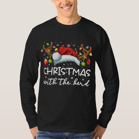Funny Christmas With Santa Shirt  (Voorkant)