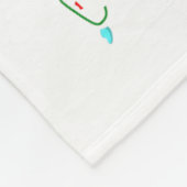 Funny Christmas Xmas Bigfoot Believe Sasquatch In Fleece Deken (Hoek)