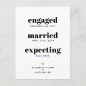 Funny Chronic Pregnancy Aankondiging Eén foto (Voorkant)