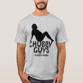 Funny Chubby jongens Cuddle Better T-shirt (Voorkant)