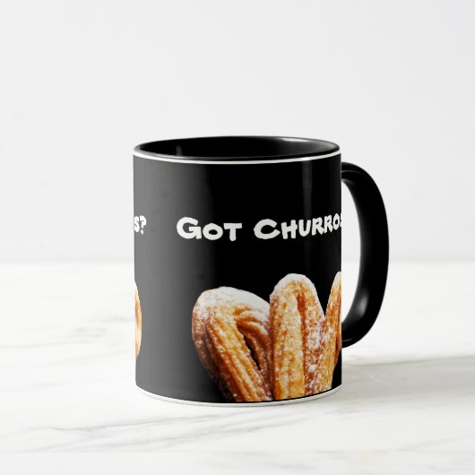 Funny Churros Classic Mok (Voorkant rechts)