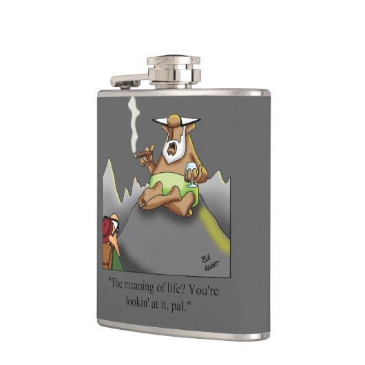Funny Cigar Humor Flask Gift Heupfles (Links)