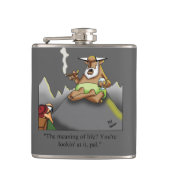Funny Cigar Humor Flask Gift Heupfles (Voorkant)